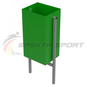 Купить Урна для мусора прямоугольная 370х250х650 мм в Сергиевпосаде 