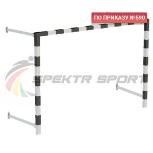 Купить Ворота мини-футбольные складные без сетки 2х3х0,5 м. (к-кт) в Сергиевпосаде 