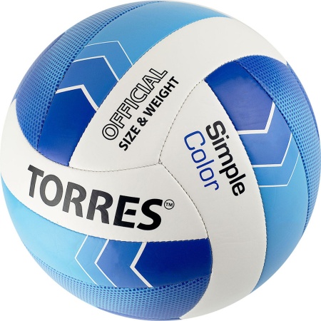 Купить Мяч волейбольный Torres Simple Color любительский р.5 в Сергиевпосаде 